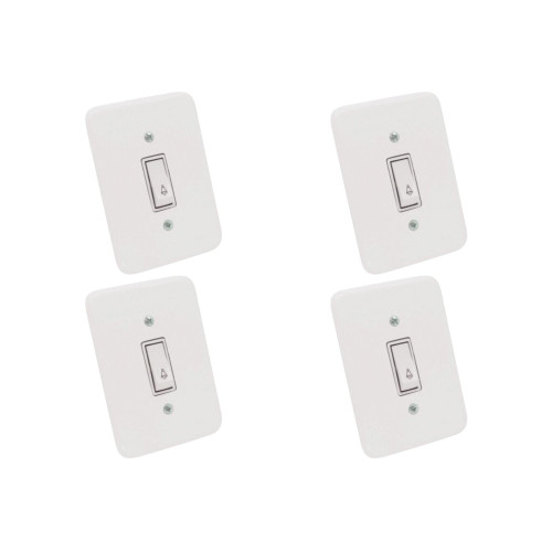 Kit C/4 - Conjunto Radial Pollar 1901001 1 Interruptor Ca...