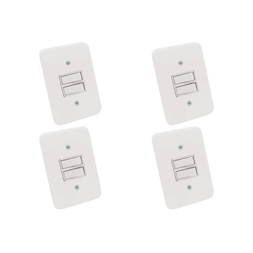 Kit C/4 - Conjunto Radial Pollar 1901003 2 interruptores ...