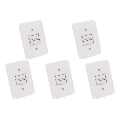 Kit C/5 - Conjunto Radial Pollar 1901003 2 interruptores ...