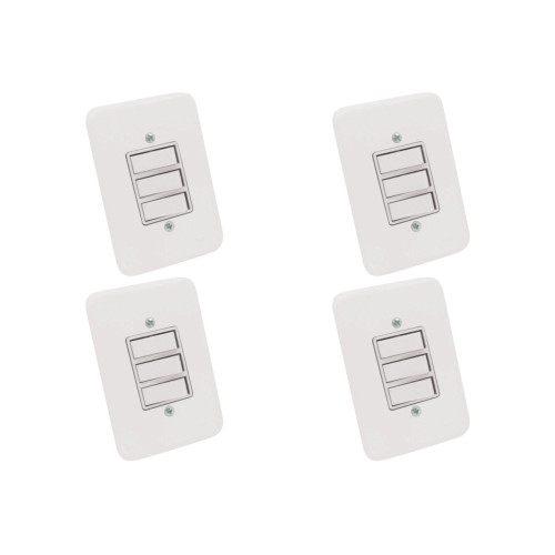 Kit C/4 - Conjunto Radial Pollar 1901004 3 interruptores ...
