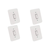 Kit C/4 - Conjunto Radial Pollar 1901005 1 Interruptor Pa...