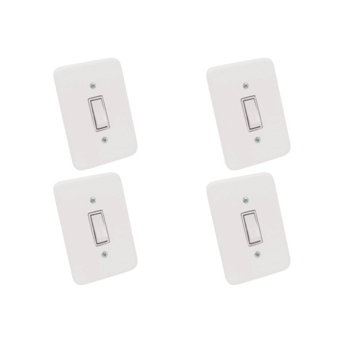 Kit C/4 - Conjunto Radial Pollar 1901005 1 Interruptor Pa...