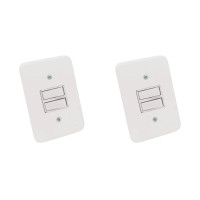 Kit C/2 - Conjunto Radial Pollar 1901007 1 Interruptor Si...
