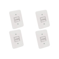 Kit C/4 - Conjunto Radial Pollar 1901007 1 Interruptor Si...
