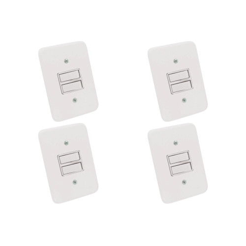 Kit C/4 - Conjunto Radial Pollar 1901007 1 Interruptor Si...