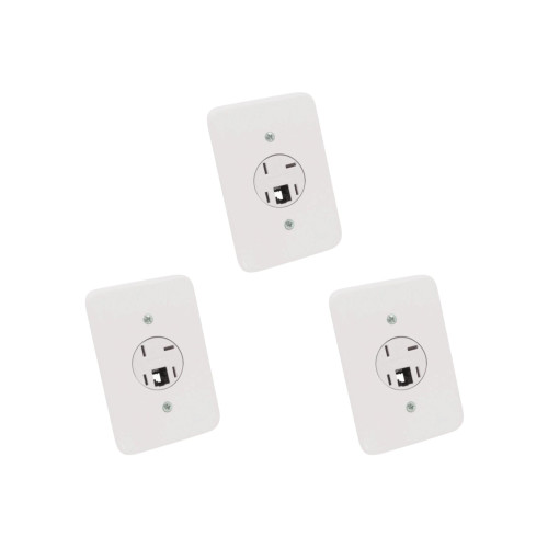 Kit C/3 - Conjunto Radial Pollar 1402024 1Tomada Fone Rj11