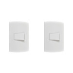 Kit C/2 - Conjunto Peesa Alfa 1502B 1 Interruptor Paralel...