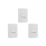 Kit C/3 - Conjunto Peesa Alfa 1502B 1 Interruptor Paralel...