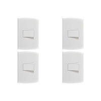 Kit C/4 - Conjunto Peesa Alfa 1502B 1 Interruptor Paralel...