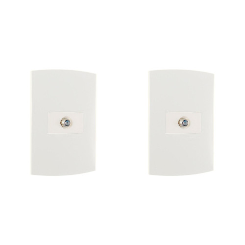 Kit C/2 - Conjunto Peesa Alfa 1509 1Tomada P/Antena Branco