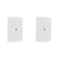 Kit C/2 - Conjunto Peesa Alfa 1516 Tomada  Tel Rj11(Jack)...