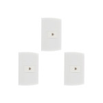 Kit C/3 - Conjunto Peesa Alfa 1516 Tomada  Tel Rj11(Jack)...
