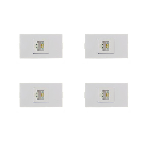 Kit C/4 - Modulo Peesa Alfa 1416 Tomada  Tel Rj11 Jack