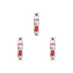 Kit C/3 - Disjuntor Steck Din Unipolar 25A Sd61 3Ka