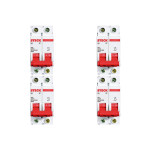 Kit C/4 - Disjuntor Steck Din Bipolar 10A Sd62 3Ka