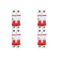 Kit C/4 - Disjuntor Steck Din Bipolar 25A Sd62 3Ka