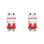 Kit C/2 - Disjuntor Steck Din Bipolar 63A Sd62 3Ka