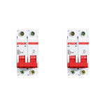 Kit C/2 - Disjuntor Steck Din Bipolar 80A Sd2 10Ka