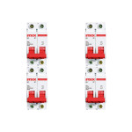 Kit C/4 - Disjuntor Steck Din Bipolar 80A Sd2 10Ka