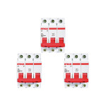 Kit C/3 - Disjuntor Steck Din Tripolar 16A Sd63 3Ka