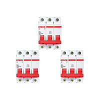 Kit C/3 - Disjuntor Steck Din Tripolar 16A Sd63 3Ka