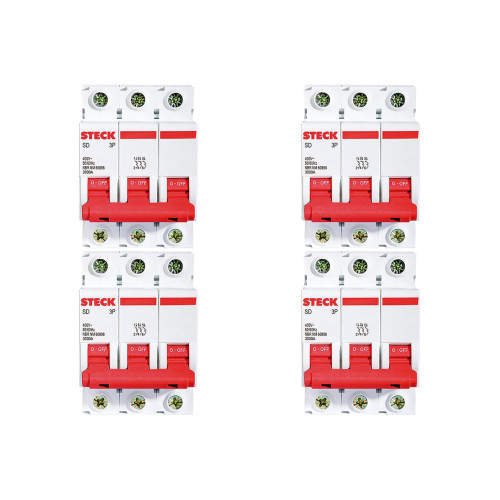 Kit C/4 - Disjuntor Steck Din Tripolar 16A Sd63 3Ka