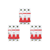 Kit C/3 - Disjuntor Steck Din Tripolar 20A Sd63 3Ka