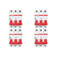 Kit C/4 - Disjuntor Steck Din Tripolar 20A Sd63 3Ka