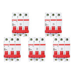 Kit C/5 - Disjuntor Steck Din Tripolar 25A Sd63 3Ka