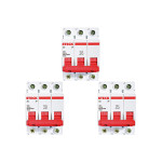 Kit C/3 - Disjuntor Steck Din Tripolar 32A Sd63 3Ka