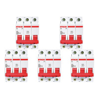 Kit C/5 - Disjuntor Steck Din Tripolar 32A Sd63 3Ka