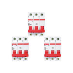 Kit C/3 - Disjuntor Steck Din Tripolar 40A Sd63 3Ka