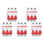 Kit C/5 - Disjuntor Steck Din Tripolar 63A Sd63 3Ka