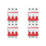 Kit C/4 - Disjuntor Steck Din Tripolar 80A Sd3 10Ka