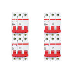 Kit C/4 - Disjuntor Steck Din Tripolar 100A Sd3 10Ka