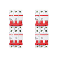 Kit C/4 - Disjuntor Steck Din Tripolar 100A Sd3 10Ka