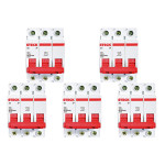 Kit C/5 - Disjuntor Steck Din Tripolar 100A Sd3 10Ka