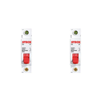 Kit C/2 - Disjuntor Steck Din Unipolar 06A Sd61 3Ka