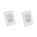 Kit C/2 - Conjunto Radial Pollar 1901111 2Pp 1Tomada 10A