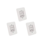 Kit C/3 - Conjunto Radial Pollar 1901111 2Pp 1Tomada 10A