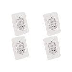 Kit C/4 - Conjunto Radial Pollar 1901119 2Ss 1Tomada 10A