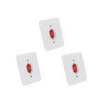 Kit C/3 - Conjunto Radial Pollar 1901376 1Tomada 20A Verm...