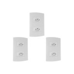 Kit C/3 - Conjunto Peesa Alfa 1544 2Tom 10A Branco