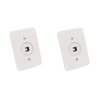 Kit C/2 - Conjunto Radial Pollar 1402025 1Tomada Fone Rj45