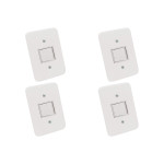 Kit C/4 - Conjunto Radial Pollar 1901178 1 Interruptor Bi...