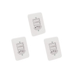 Kit C/3 - Conjunto Radial Pollar 1901219 2Ss 1Tomada 20A