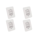 Kit C/4 - Conjunto Radial Pollar 1901219 2Ss 1Tomada 20A