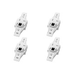 Kit C/4 - Conjunto Radial Pollar 1402007 1T Fone Rj11 S/P