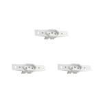 Kit C/3 - Conjunto Radial Pollar 1901177 1Tomada 20A S/P