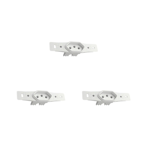 Kit C/3 - Conjunto Radial Pollar 1901177 1Tomada 20A S/P